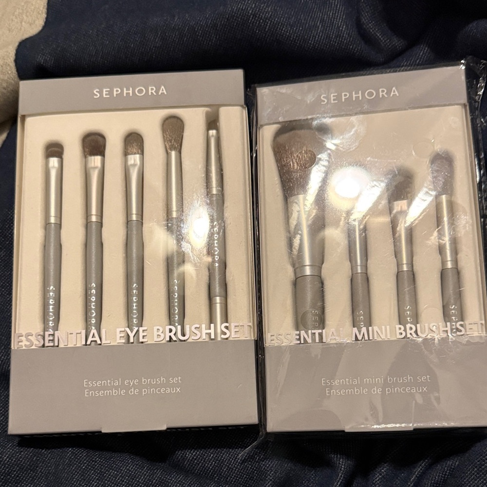 Sephora Gray essential Eye and Mini Brush Set